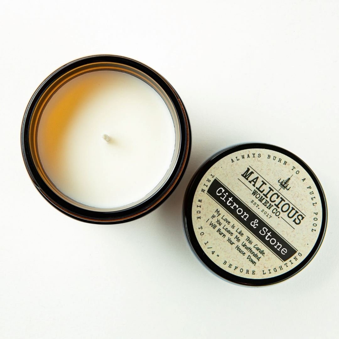 Witch Bitch - Infused With: "Cats, Crystals & Cards" - Malicious Women Co. - Candles